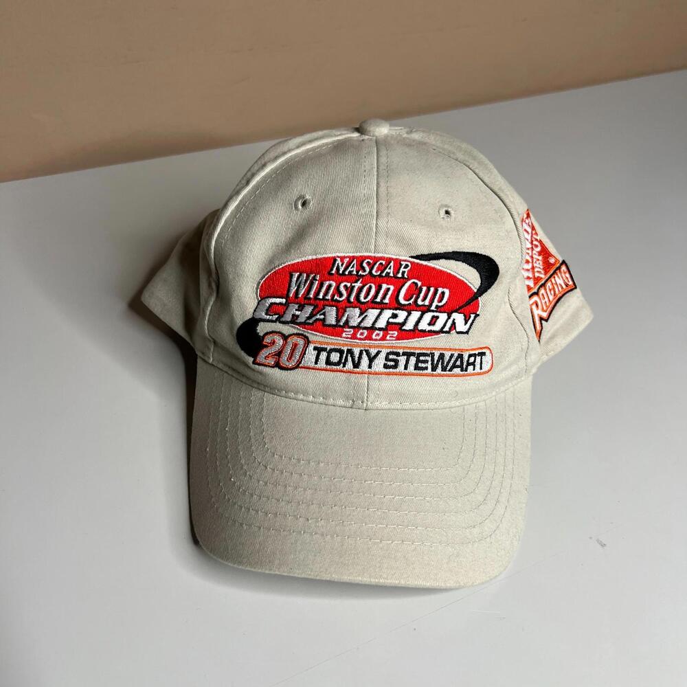 Vintage NASCAR Tony Stewart 2002‎ Winston Cup Champion Hat #20 Chase Authentics